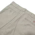 DICKIES Mens Regular Beige Workwear Zip Trousers W32 L31 Durable Classic Fit
