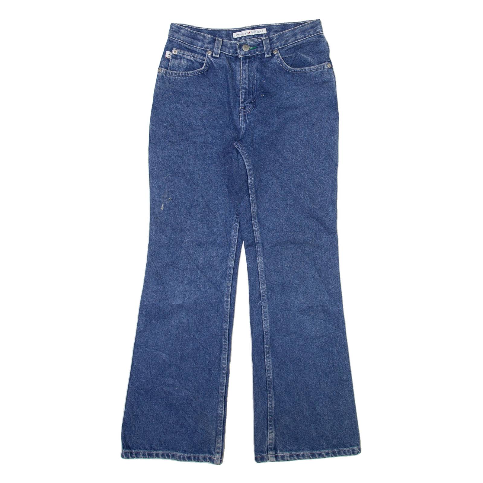 TOMMY HILFIGER Womens Jeans Blue Regular Bootcut W24 L27