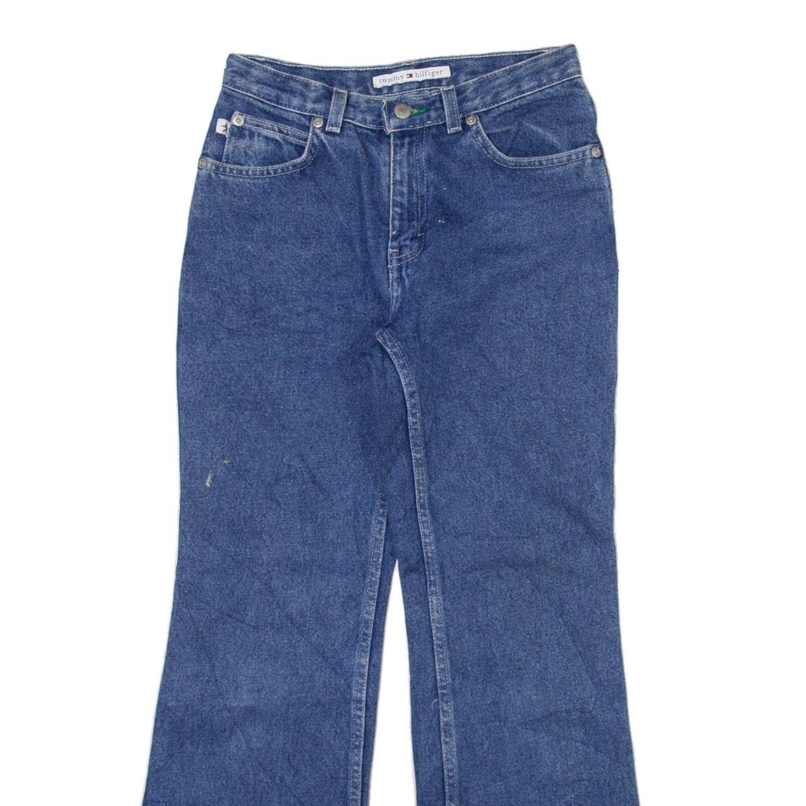 TOMMY HILFIGER Womens Jeans Blue Regular Bootcut W24 L27