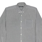 CEDARWOOD STATE Mens Black & White Checked Shirt M Long Sleeve Button Casual