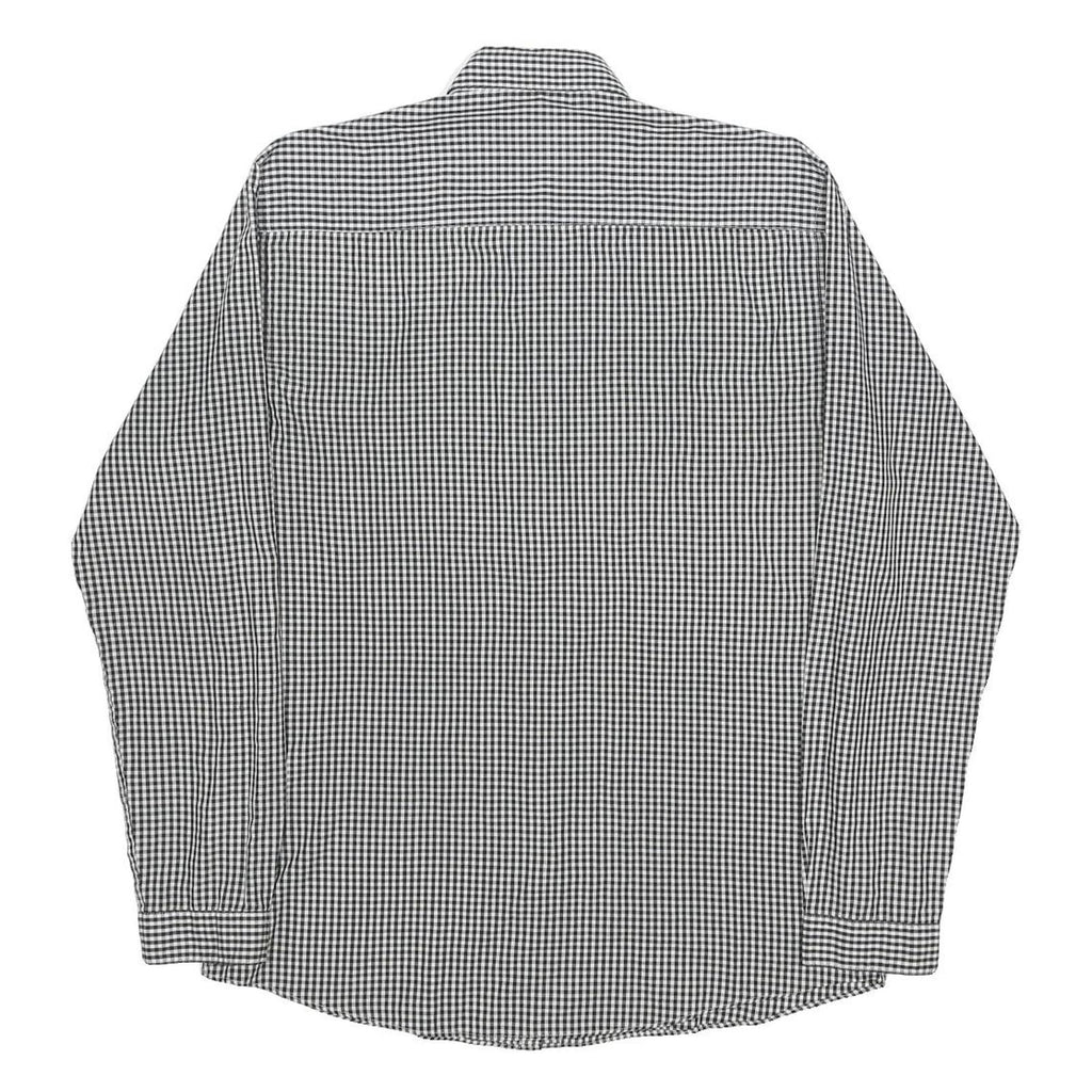 CEDARWOOD STATE Mens Black & White Checked Shirt M Long Sleeve Button Casual