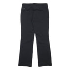 COLUMBIA Womens Nylon Black Regular Straight Trousers W30 L29 Outdoor Zip