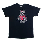 GILDAN NC State Mens T-Shirt Black USA Crew Neck L