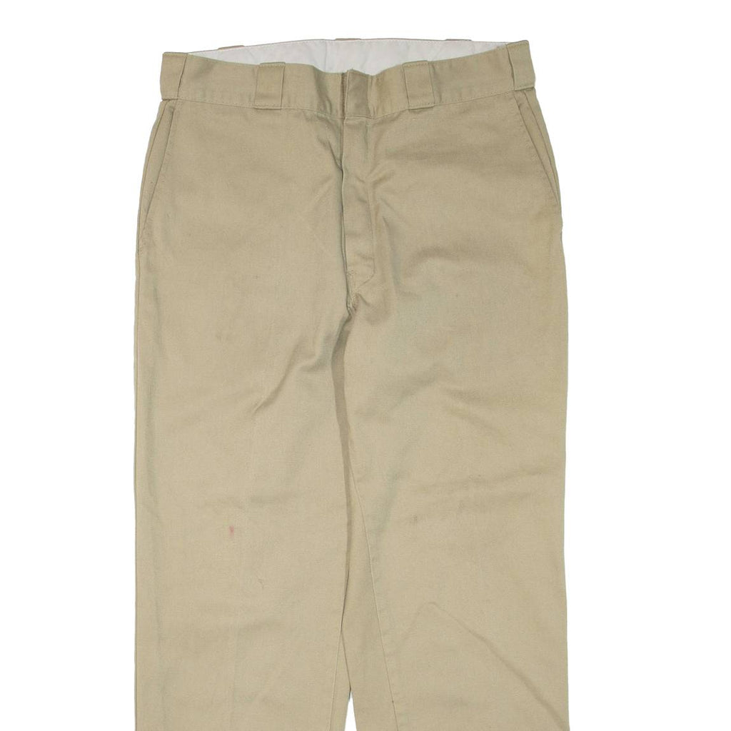 DICKIES Mens Trousers Beige Regular Straight W32 L30