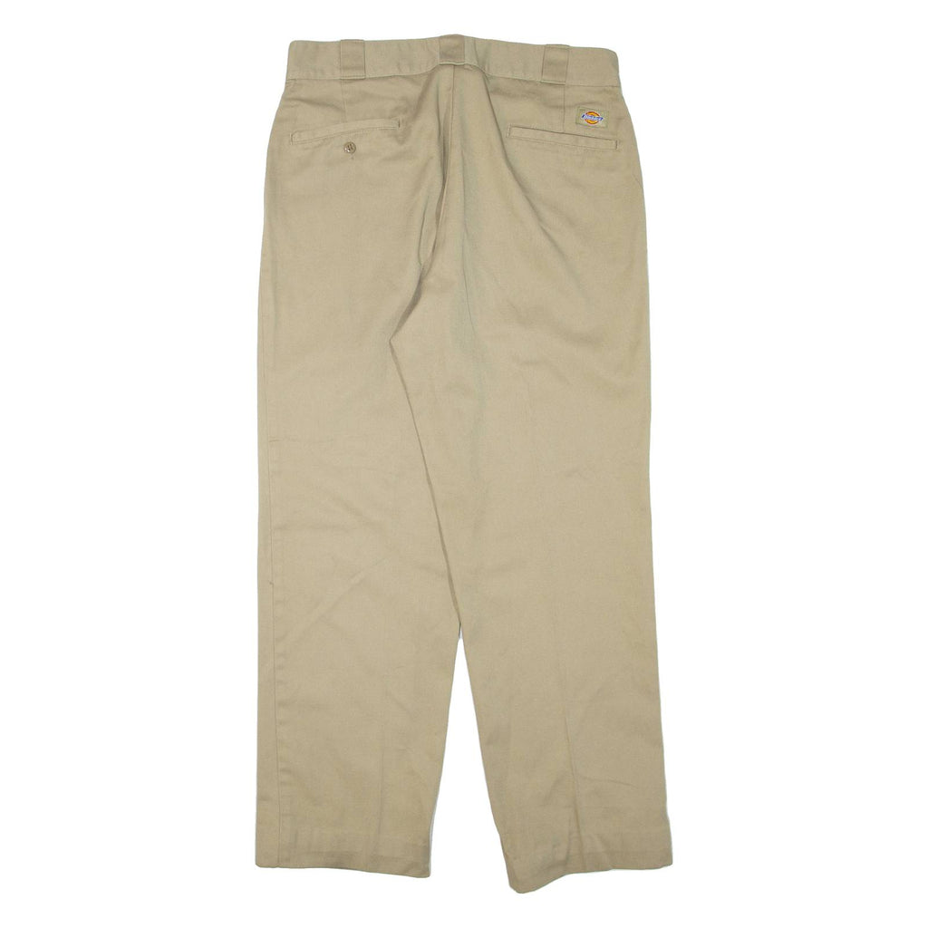 DICKIES Mens Trousers Beige Regular Straight W32 L30