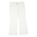 CABI JEANS Womens White Regular Fit Straight Denim Jeans Cotton Blend W32 L30