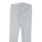 CARHARTT Womens Cotton Blend Blue Slim Straight Trousers W29 L27 Casual Denim