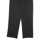 DICKIES Mens Cotton Blend Black Regular Straight Trousers W32 L28 Workwear Zip