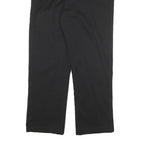 DICKIES Mens Cotton Blend Black Regular Straight Trousers W32 L28 Workwear Zip