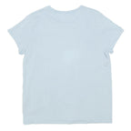 LEVI'S Womens Light Blue T-Shirt L Short Sleeve Crew Neck Cotton Blend Logo