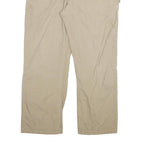 CARHARTT Mens Beige Cotton Blend Regular Fit Straight Leg Trousers W40 L32