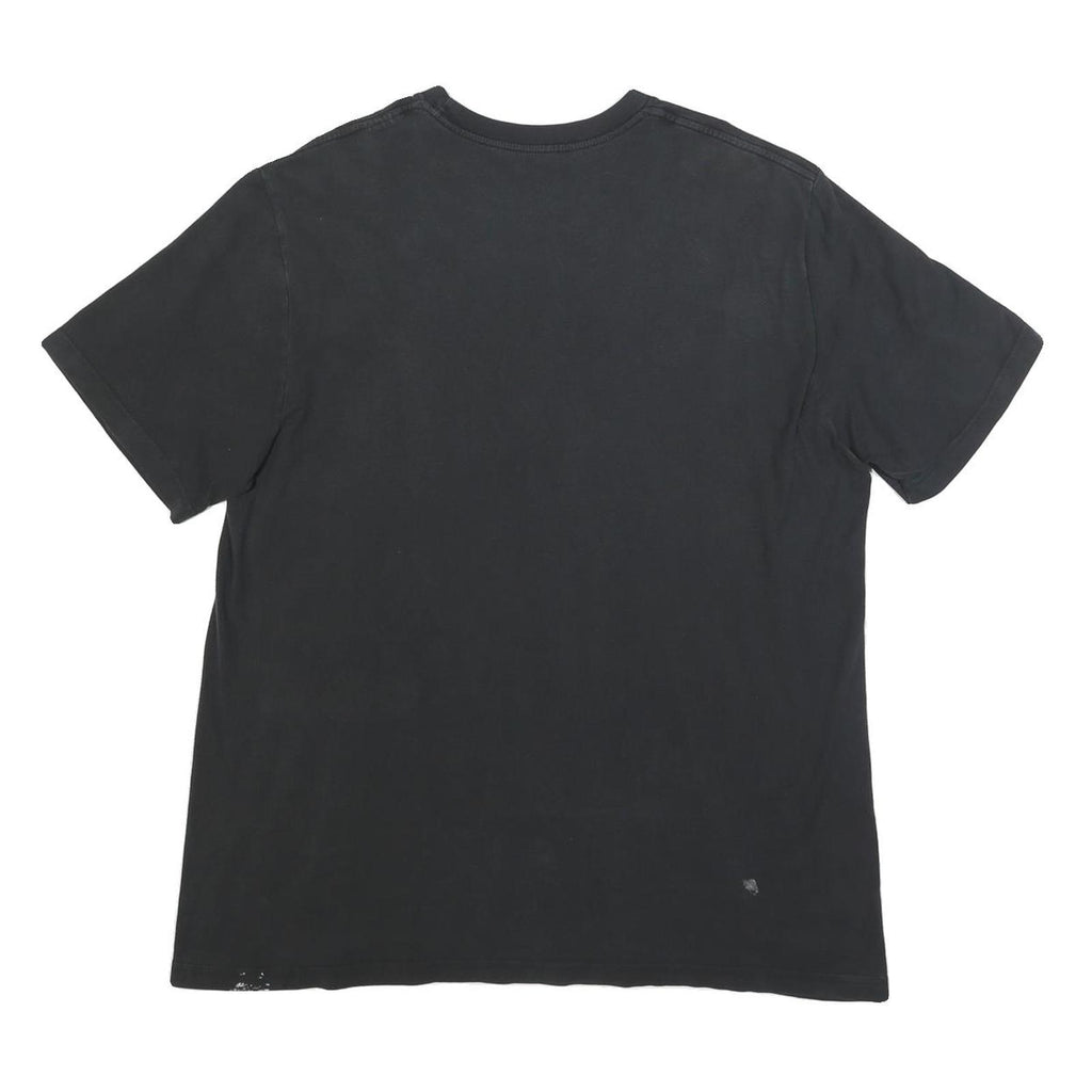 NIKE Mens Black Graphic T-Shirt XL Short Sleeve Crew Neck Casual Wear