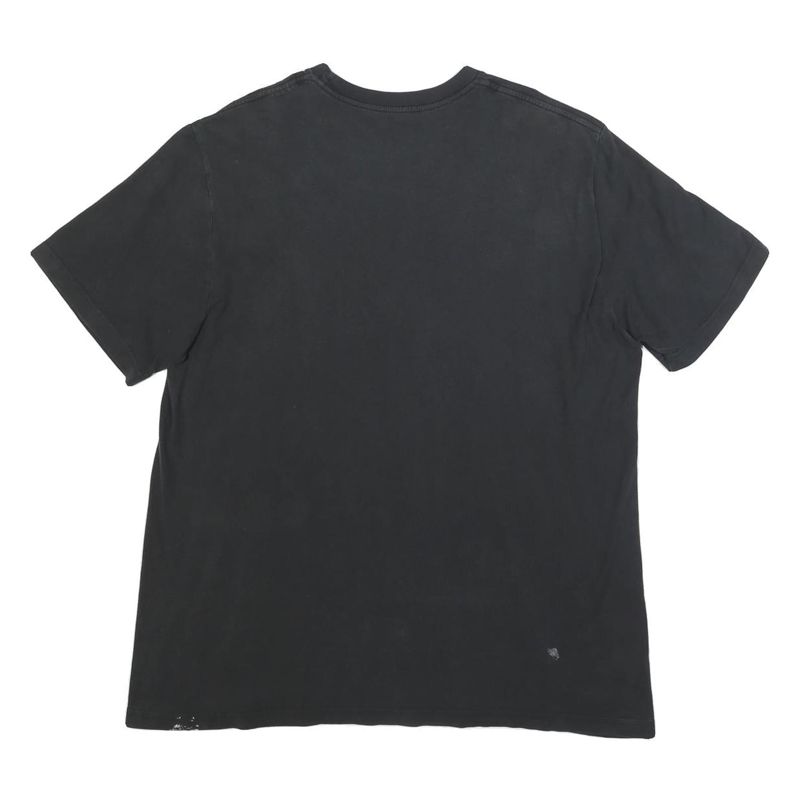 NIKE Mens Black Graphic T-Shirt XL Short Sleeve Crew Neck Casual Wear