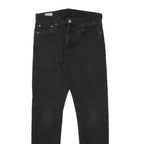 LEVI'S 512 BIG E Mens Jeans Black Slim Skinny Denim W30 L31 Zip Cotton Blend