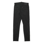 LEVI'S 512 BIG E Mens Jeans Black Slim Skinny Denim W30 L31 Zip Cotton Blend