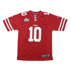 NIKE Mens Red San Francisco 49ers Football Shirt L Short Sleeve V-Neck NFL