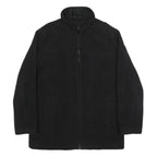 CALVIN KLEIN Mens Black Wool Blend Jacket M Wool Blend Zip Plain Stylish