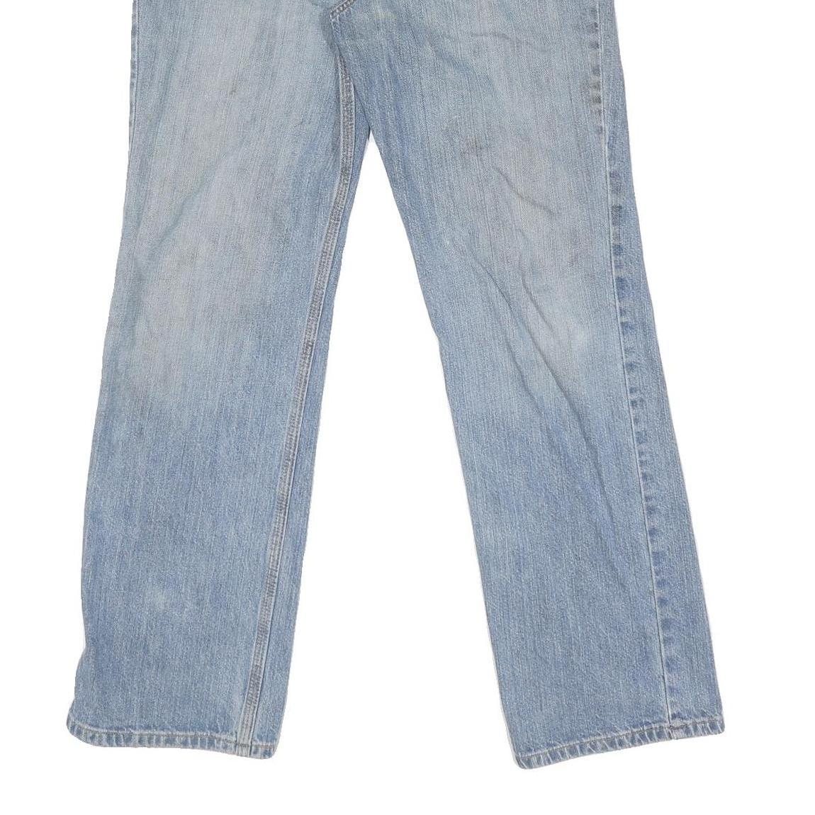 CARHARTT Mens Jeans Blue Relaxed Straight Denim Light W32 L32 Workwear Casual