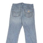 CARHARTT Mens Jeans Blue Relaxed Straight Denim Light W32 L32 Workwear Casual