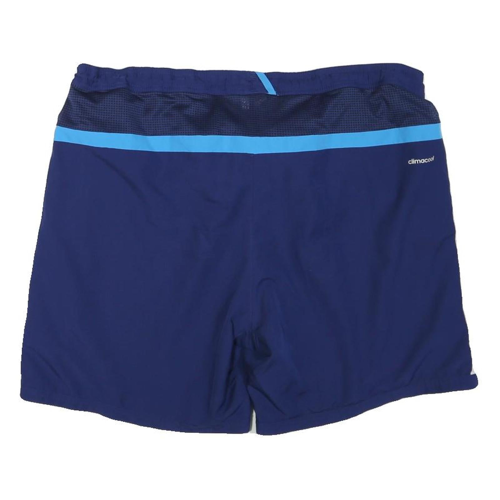 ADIDAS Mens Shorts Blue XL W42 Sports Casual Polyester Blend