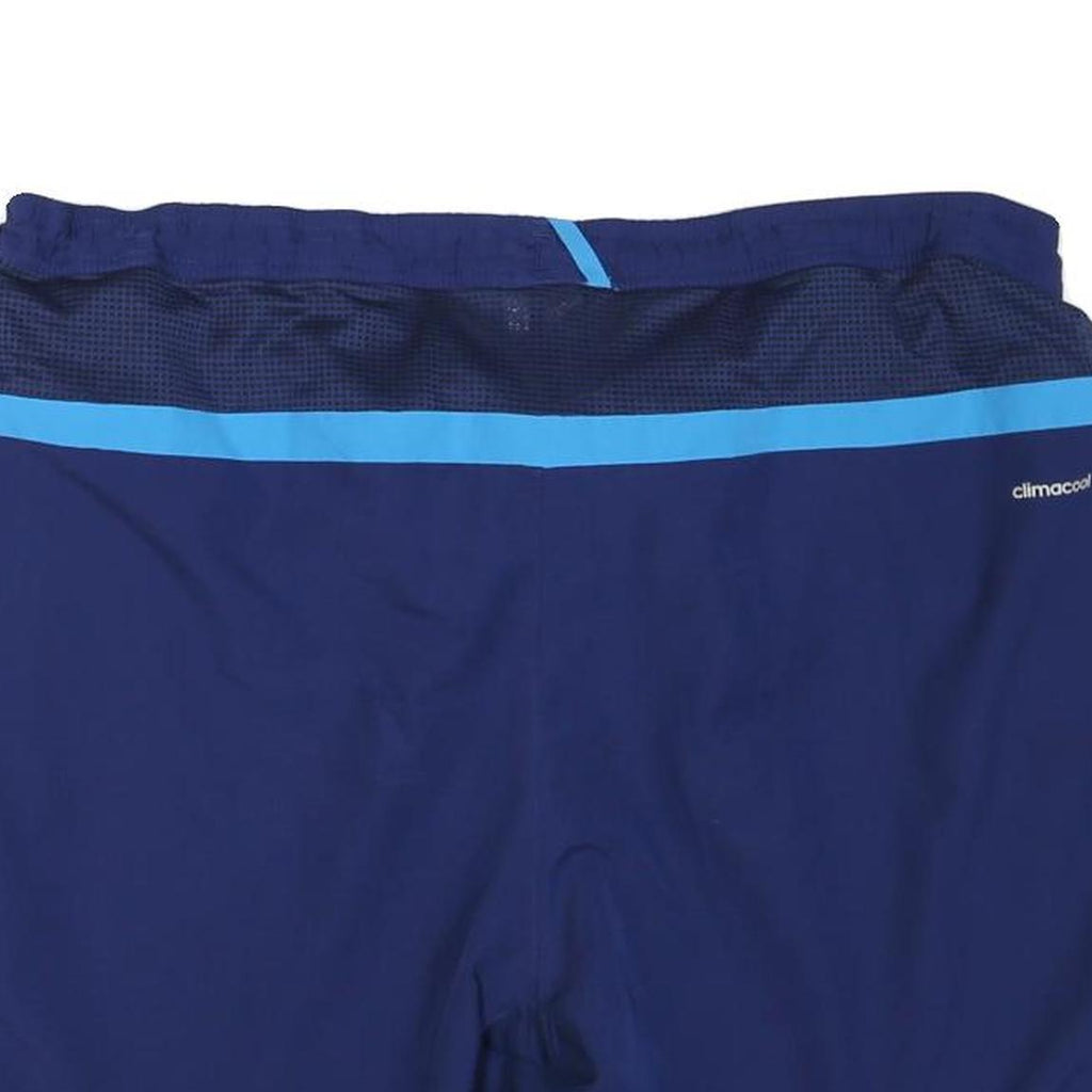 ADIDAS Mens Shorts Blue XL W42 Sports Casual Polyester Blend