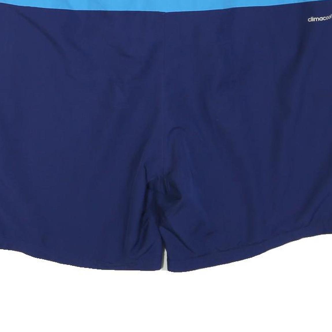 ADIDAS Mens Shorts Blue XL W42 Sports Casual Polyester Blend