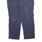 CARHARTT Mens Regular Fit Blue Denim Jeans W38 L30 Workwear Casual Zip