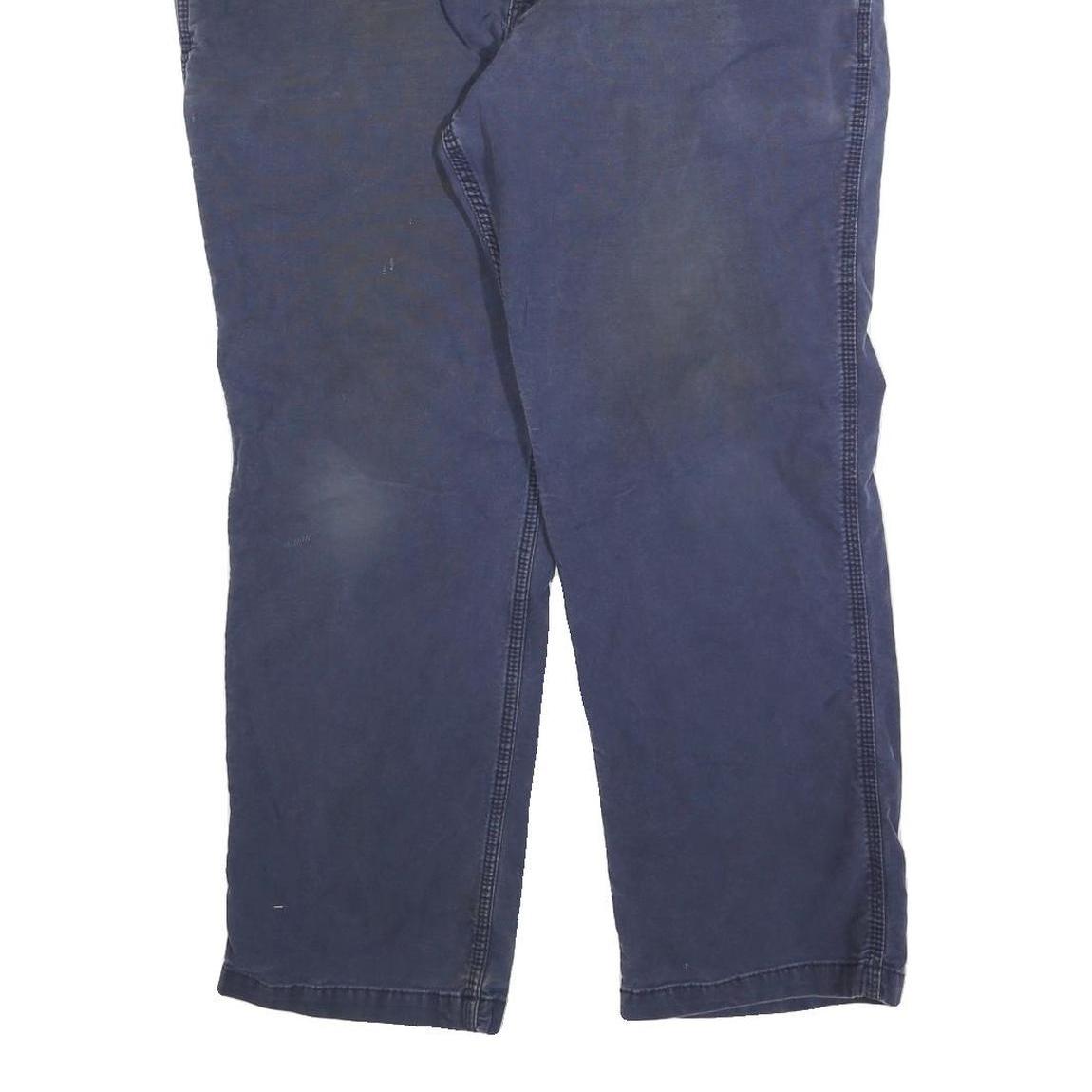 CARHARTT Mens Regular Fit Blue Denim Jeans W38 L30 Workwear Casual Zip