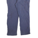 CARHARTT Mens Regular Fit Blue Denim Jeans W38 L30 Workwear Casual Zip