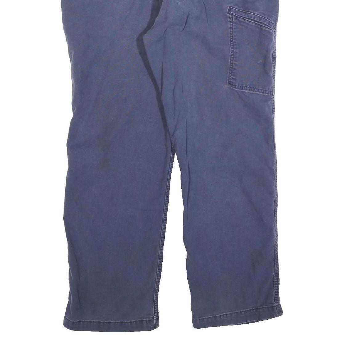 CARHARTT Mens Regular Fit Blue Denim Jeans W38 L30 Workwear Casual Zip