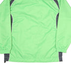 CATS Mens Green & Grey Lightweight Sport Jacket L Polyester Blend Zip Plain