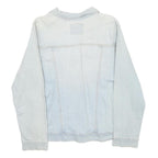 LEVI'S Boys Blue Denim Jacket 12-13Y Cotton Blend Button Closure Classic Fit