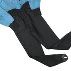 NILS Womens Blue & Black Dungarees Slim Polyester Blend XS W24 L32 Functional