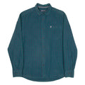 FARAH Modern Fit Mens Shirt Green Check Long Sleeve M