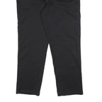 DICKIES Mens Cotton Blend Black Regular Fit Straight Leg Trousers W40 L32