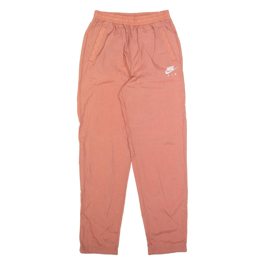 NIKE Mens Track Pants Pink Nylon Straight S W26 L30