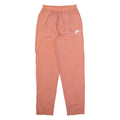 NIKE Mens Track Pants Pink Nylon Straight S W26 L30