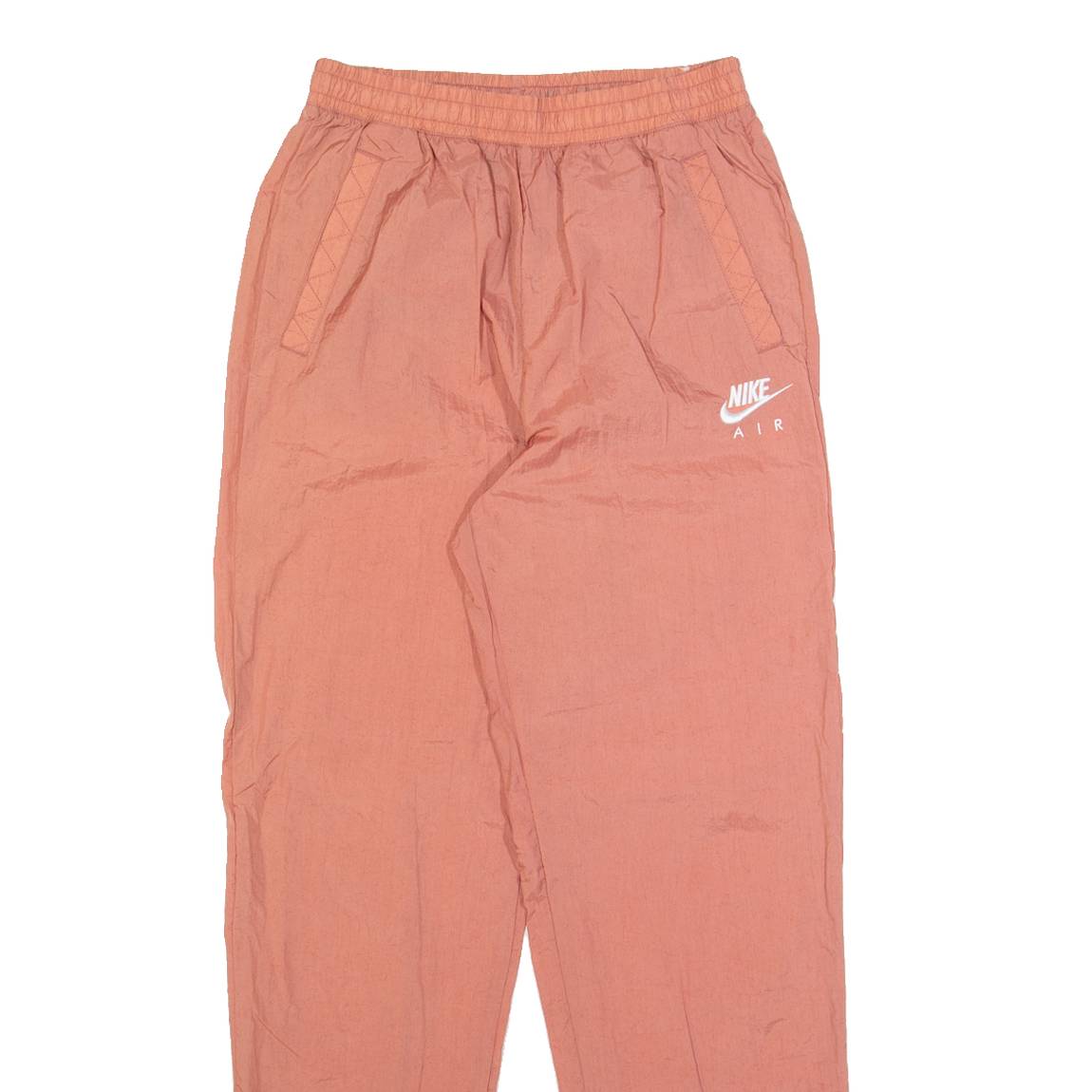 NIKE Mens Track Pants Pink Nylon Straight S W26 L30