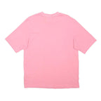 ADIDAS ORIGINALS Womens Pink Cotton Blend T-Shirt S Short Sleeve Crew Neck