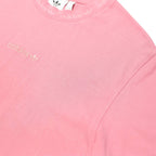 ADIDAS ORIGINALS Womens Pink Cotton Blend T-Shirt S Short Sleeve Crew Neck