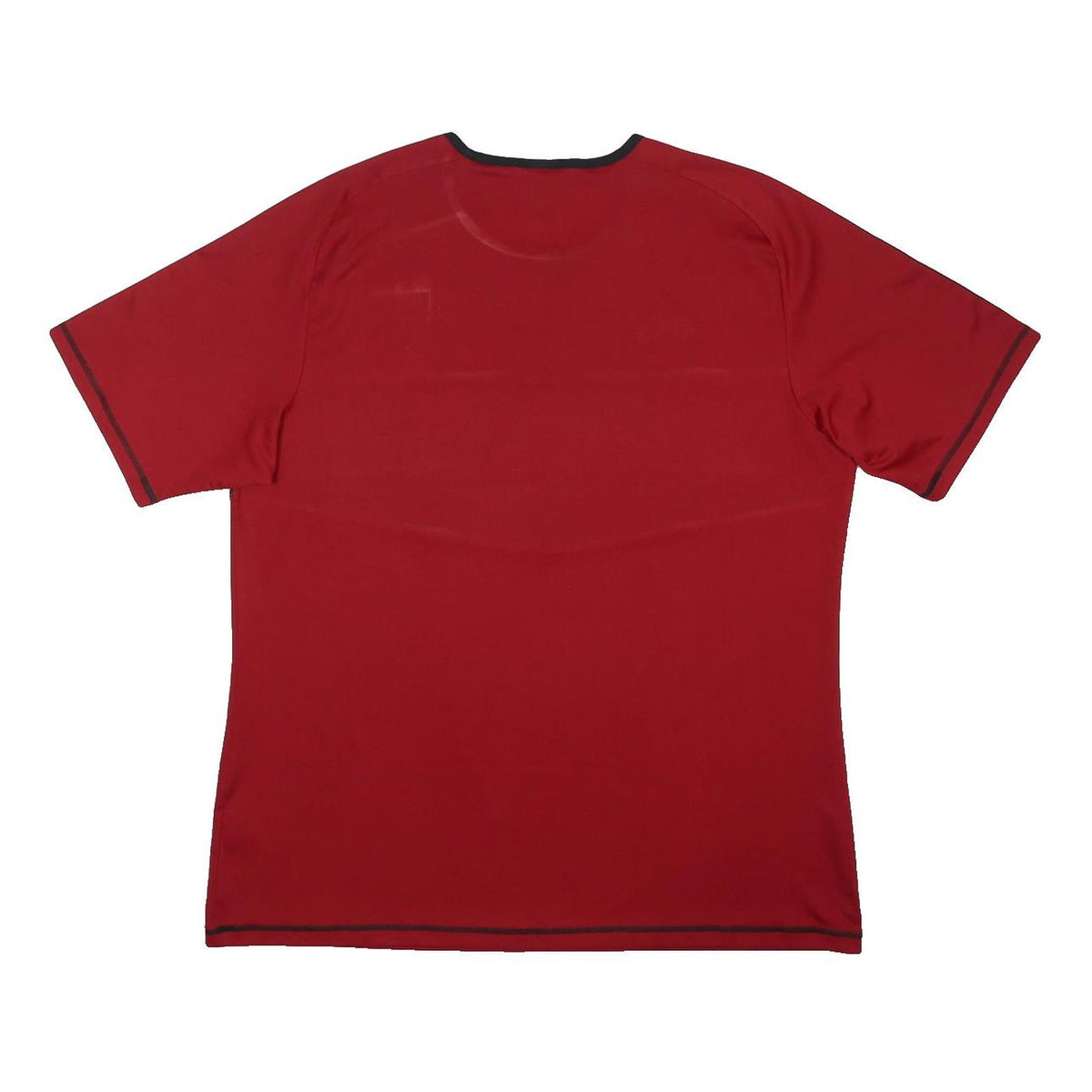 ADIDAS Mens Red & Black Sorrento Graphic T-Shirt XL Short Sleeve Crew Neck