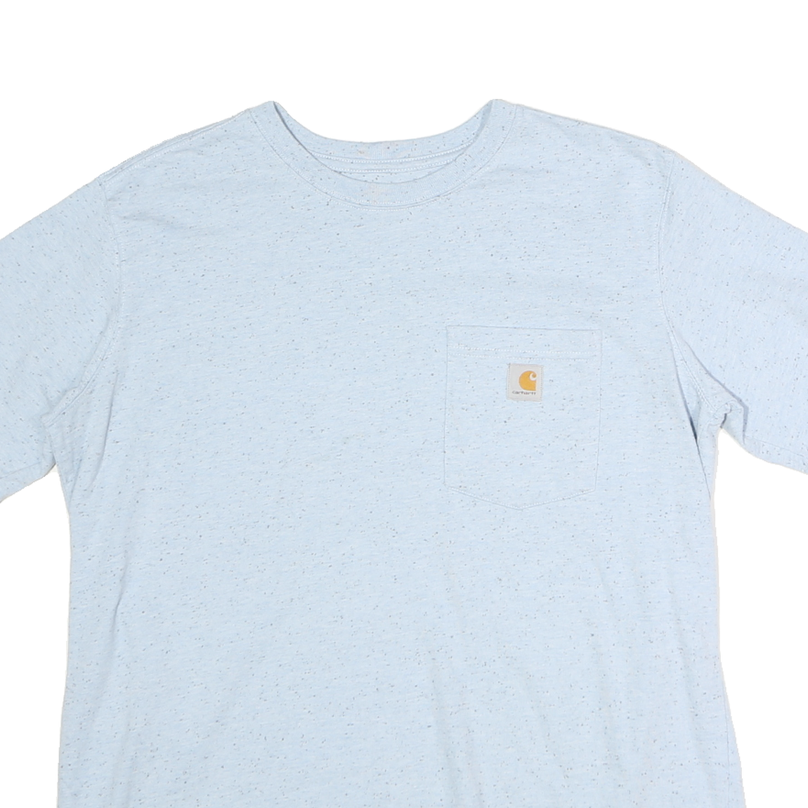 CARHARTT Womens Light Blue Jersey L Short Sleeve Crew Neck Pocket T-Shirt