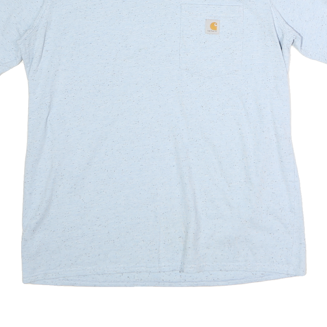 CARHARTT Womens Light Blue Jersey L Short Sleeve Crew Neck Pocket T-Shirt