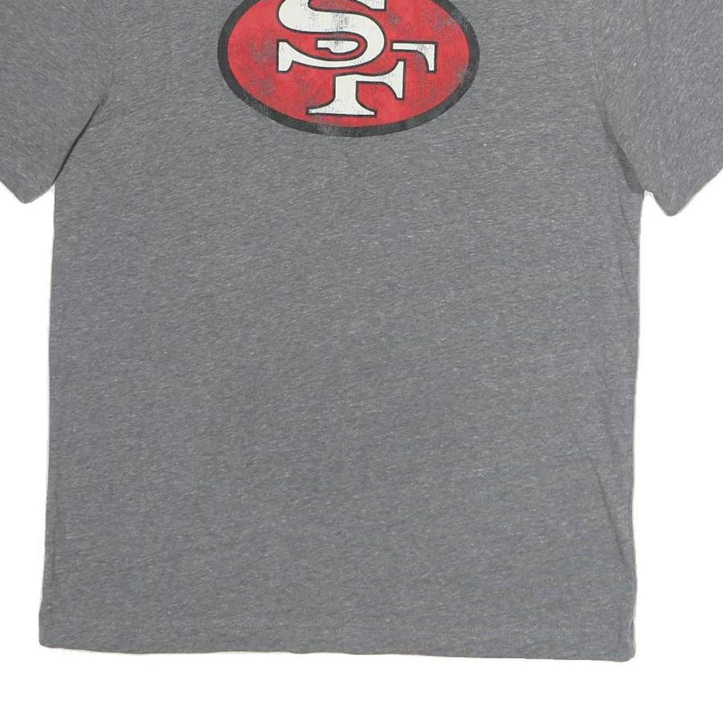 NFL Mens Grey San Francisco Football T-Shirt M Short Sleeve Crew Neck