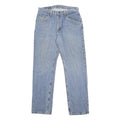 WRANGLER Mens Regular Fit Blue Denim Jeans W32 L32 Classic Cotton Zip Pockets