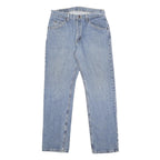 WRANGLER Mens Regular Fit Blue Denim Jeans W32 L32 Classic Cotton Zip Pockets