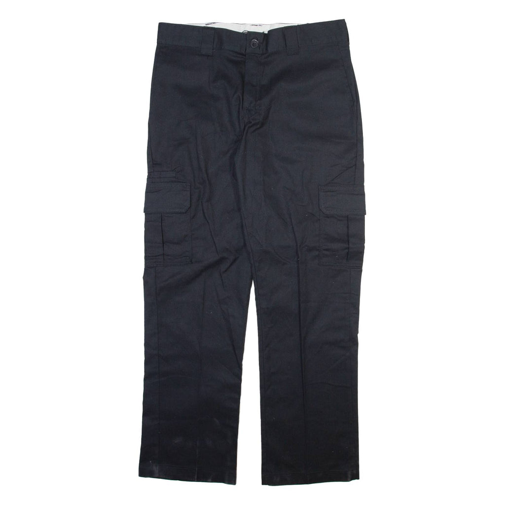 DICKIES Cargo Mens Trousers Black Regular Straight W34 L32