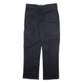 DICKIES Cargo Mens Trousers Black Regular Straight W34 L32