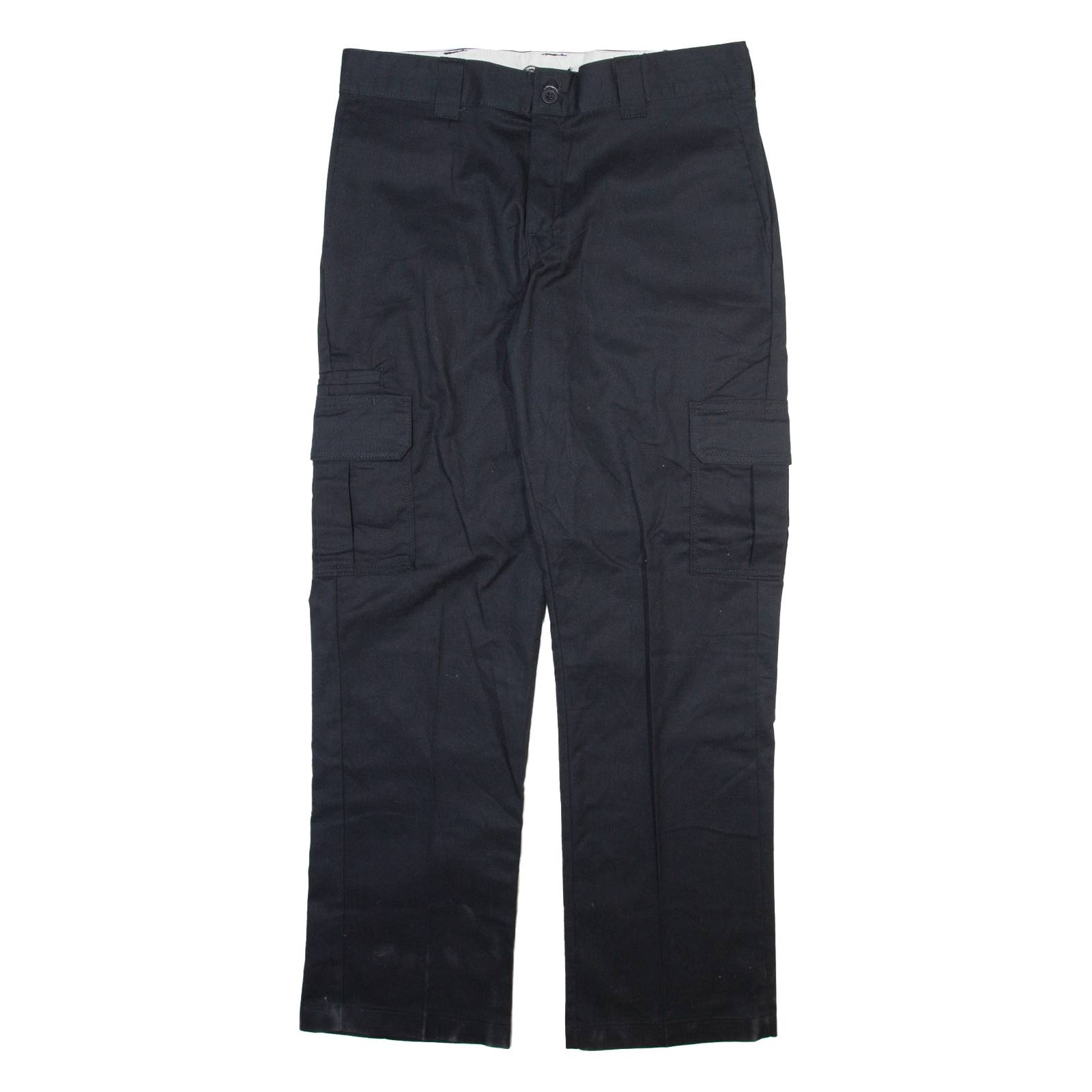DICKIES Cargo Mens Trousers Black Regular Straight W34 L32
