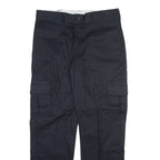 DICKIES Cargo Mens Trousers Black Regular Straight W34 L32